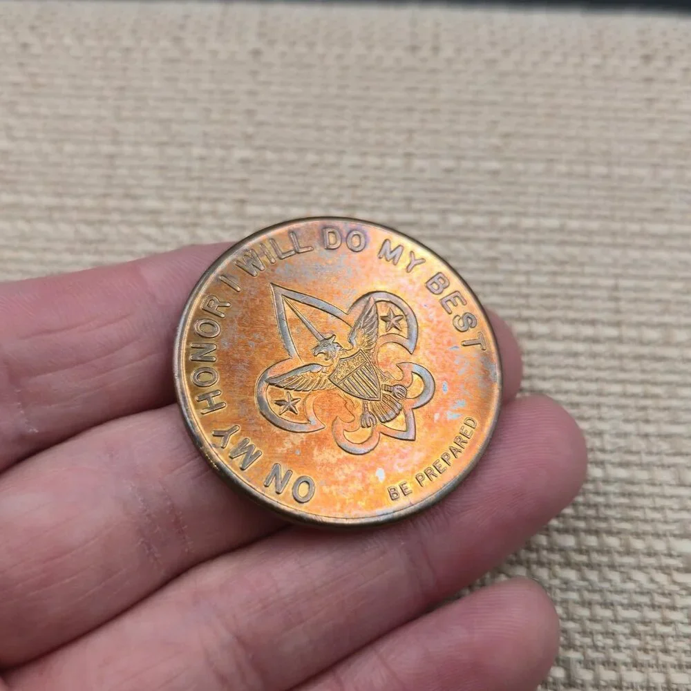 Boy Scout Pocket Good Turn Token Coin A7126 - Picture 3 of 6